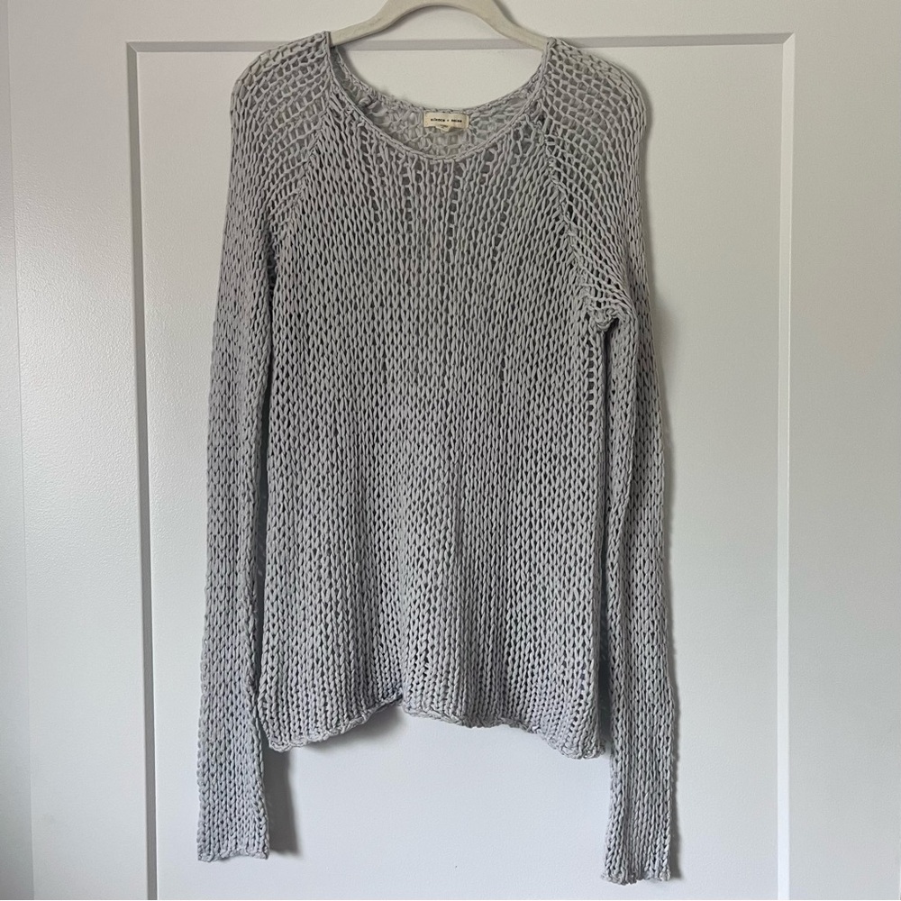 Anthropologie Silence + Noise Open Knit Sweater S